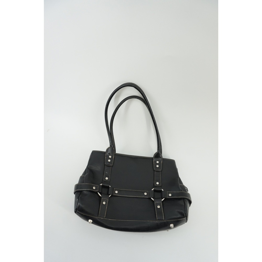 Y2k urban moto Shoulder Bag Biker Core Grunge Edgy Black Medium